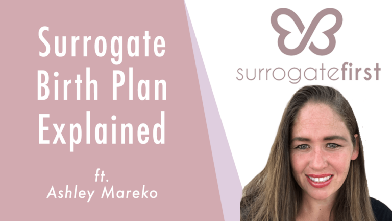 Surrogate birth plan