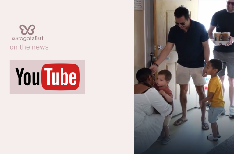 Touching Surrogate homecoming during pride month