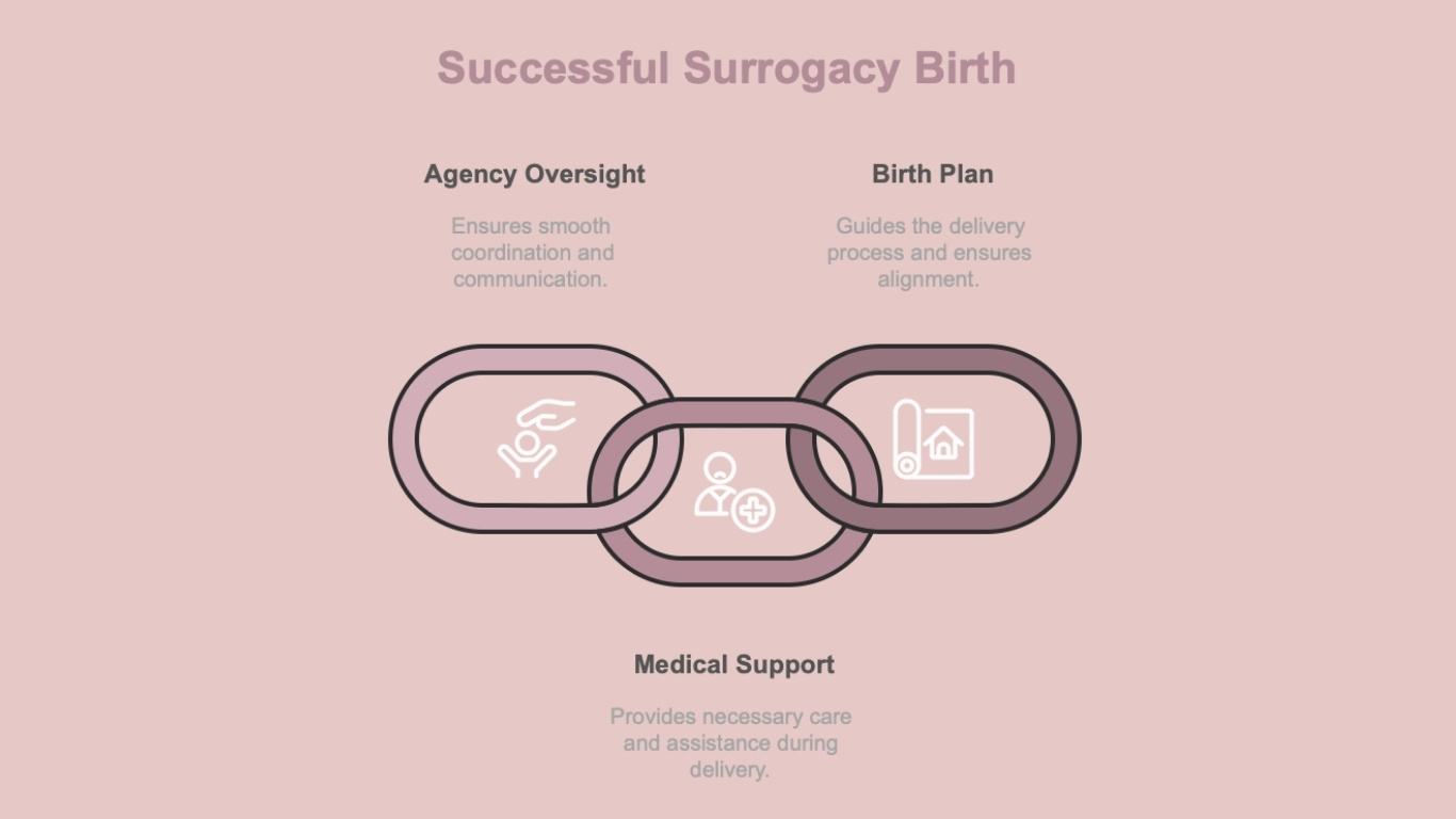 Successful Surrogacy Birth Infographic