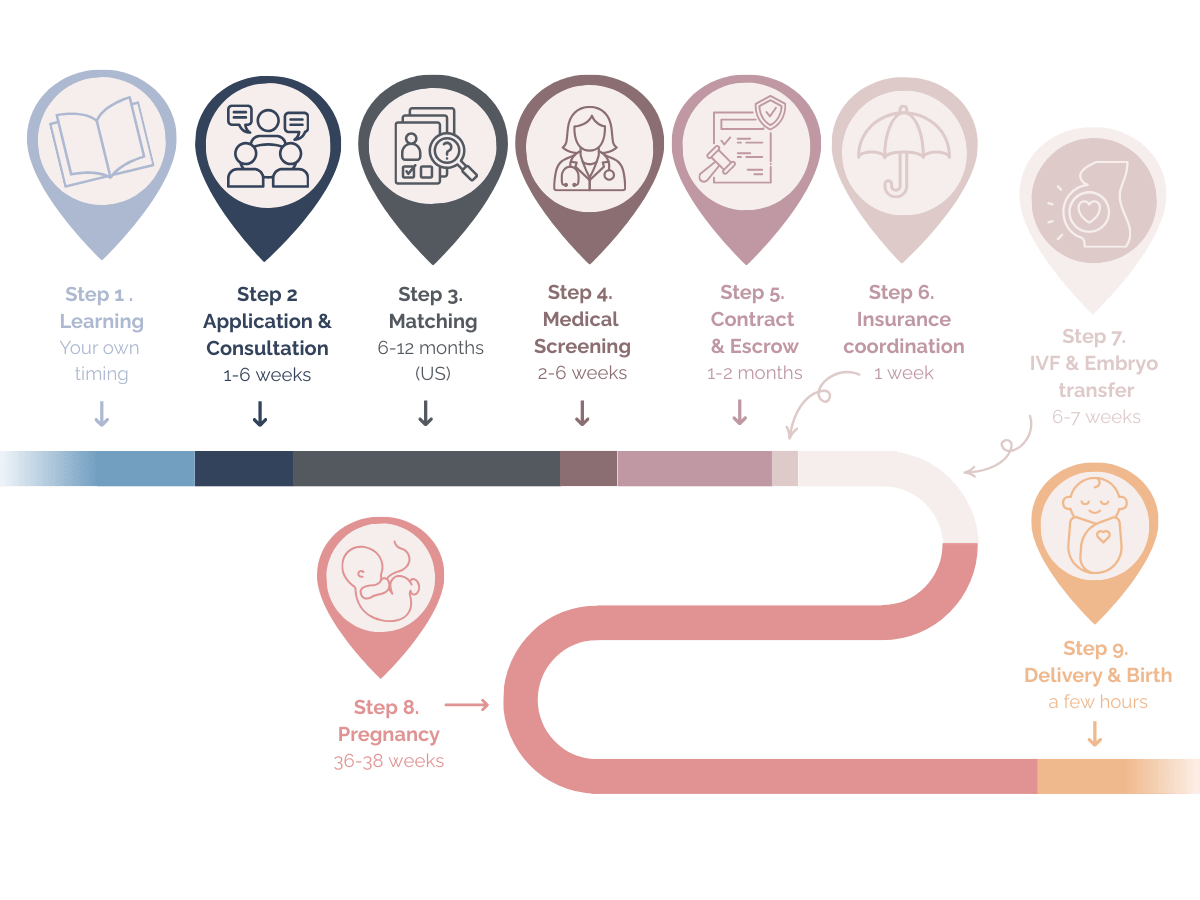 Surrogacy Process in 9 Steps