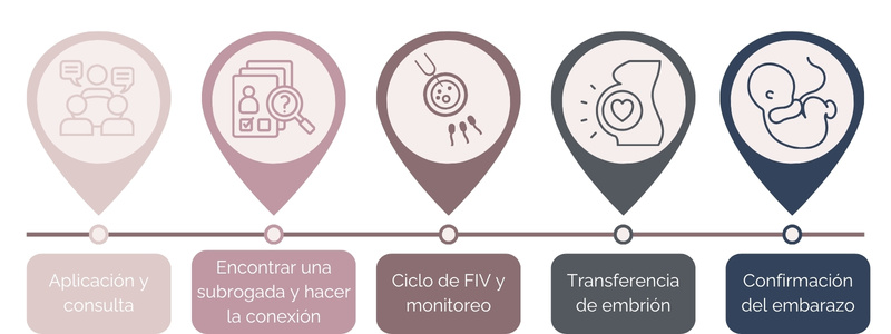 Proceso de subrogación con FIV