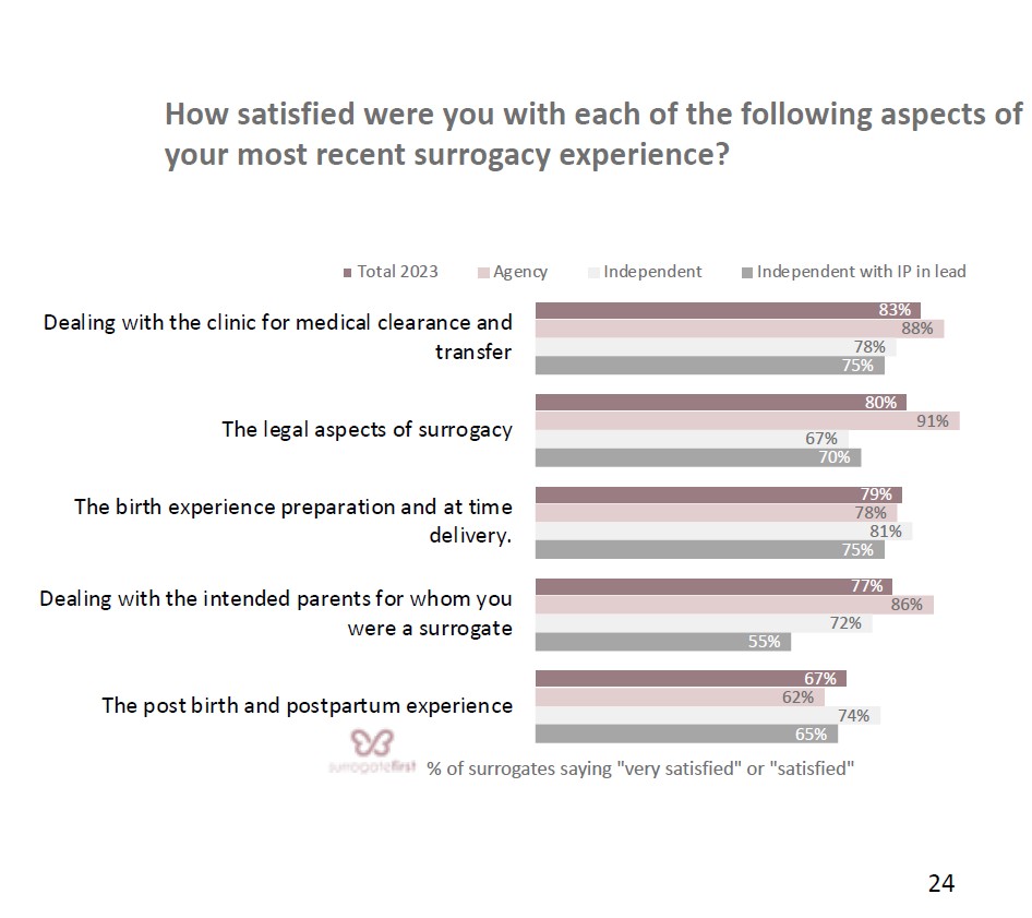 17.Surrogate satisfaction aspects